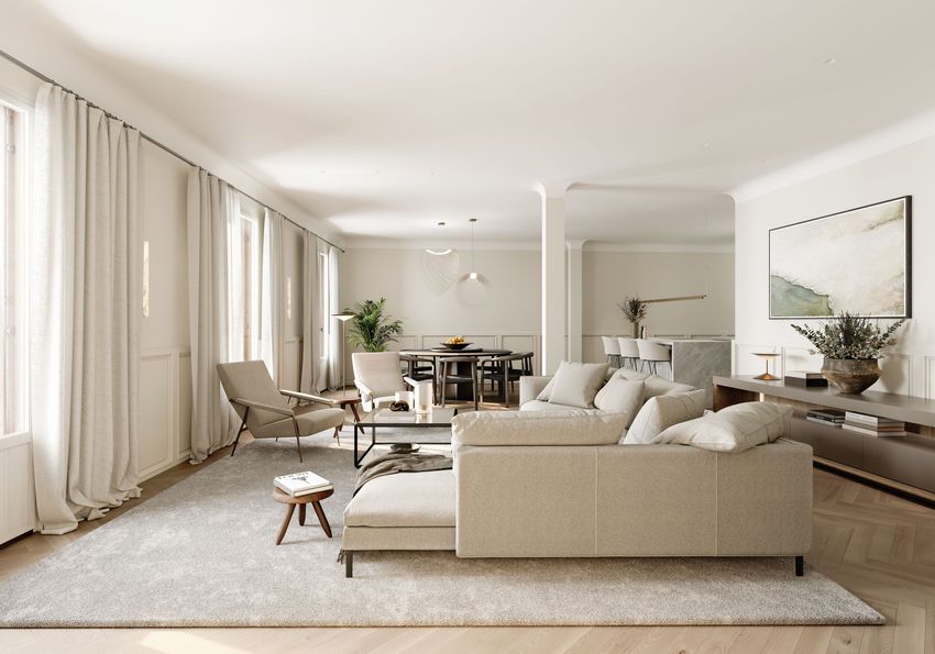 Living room - Lonja de Mar Project Espacio Home Design